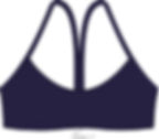 MYSTIC BLUE TRAINING BIKINI CROP TOP