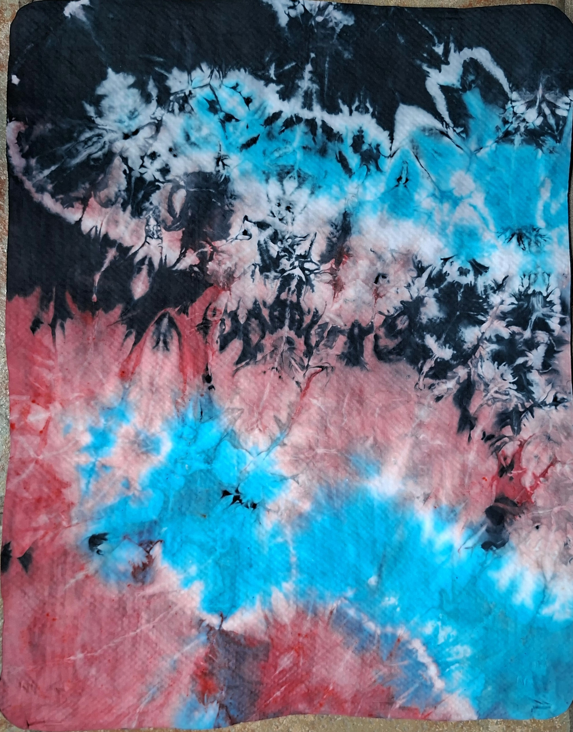 Small Tie-Dyed Shammy for Diving 14