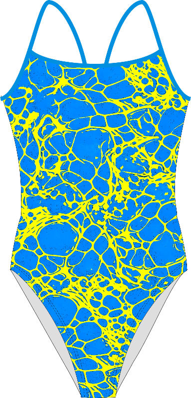 Acidic Bubbles DELFINA DIVERBACK SWIMSUIT SF341