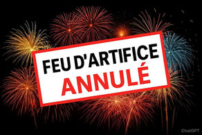 Annulation feu artifice 30/08