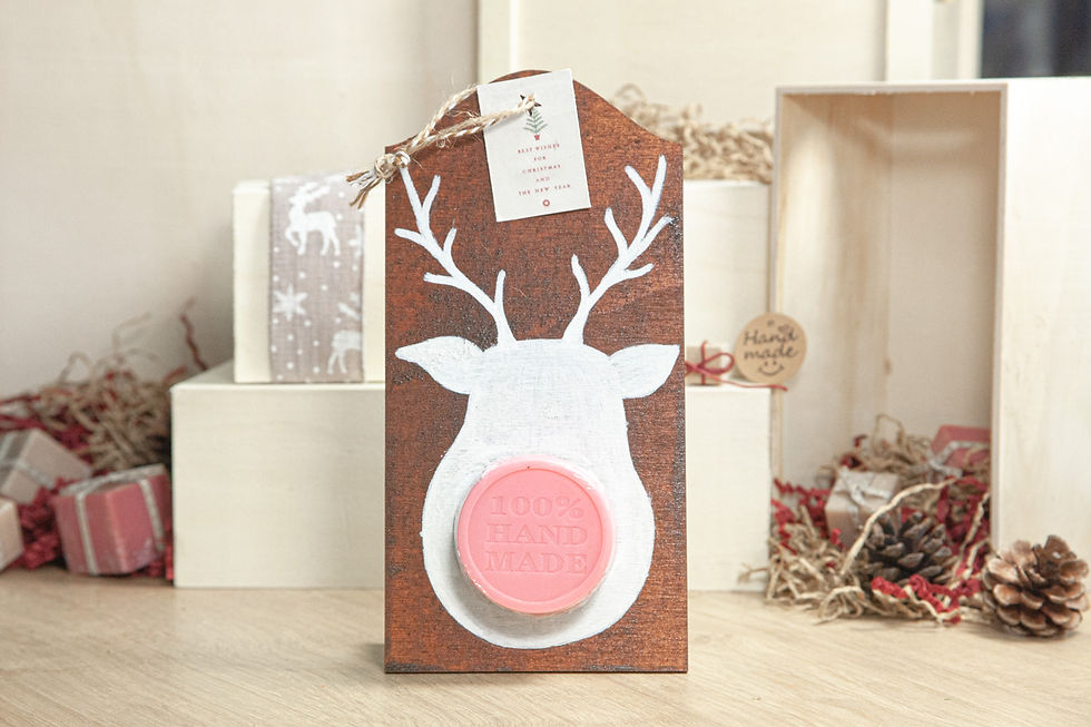 Μικρογραφία: Κρεμαστό διακοσμητικό με φυσικό σαπούνι γλυκερίνης