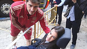 Lorena Bogado con Iker Casillas