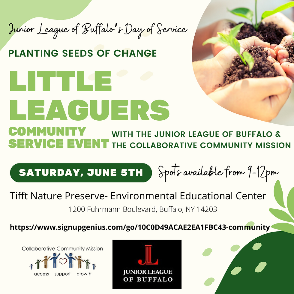 CCM & Junior League of Buffalo Community Service Event