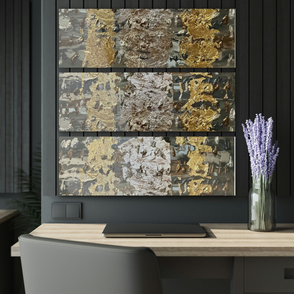 Acrylic Prints Metallic Hills