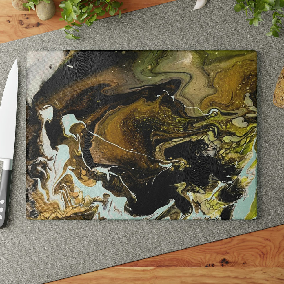 Thumbnail: Glass Cutting Board Camouflage 