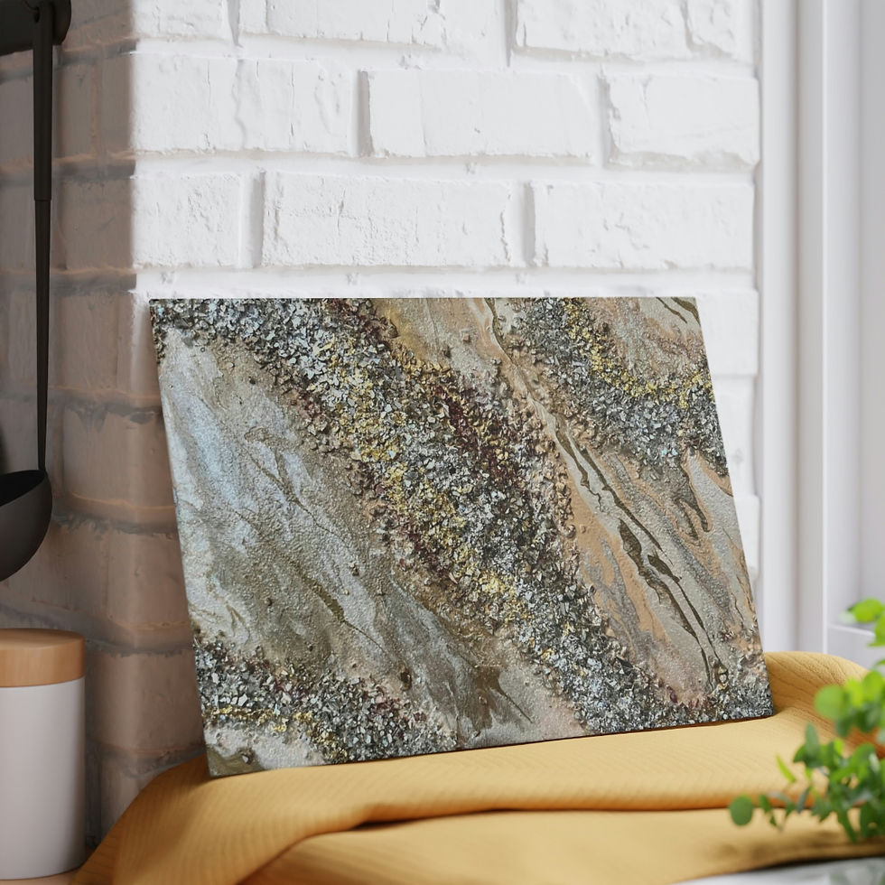 Thumbnail: Glass Cutting Board Beach of Bronze