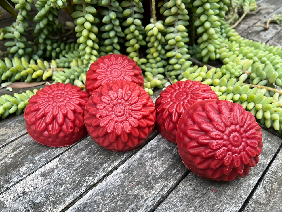 Thumbnail: Ruby Chrysanthemum Guest Soap