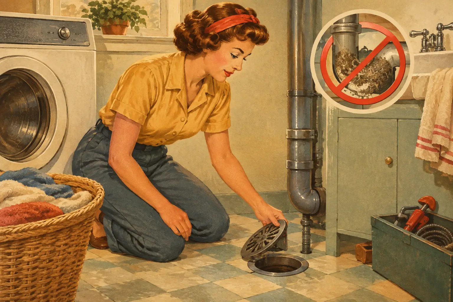 How to Prevent Laundry Drain Backups at Home