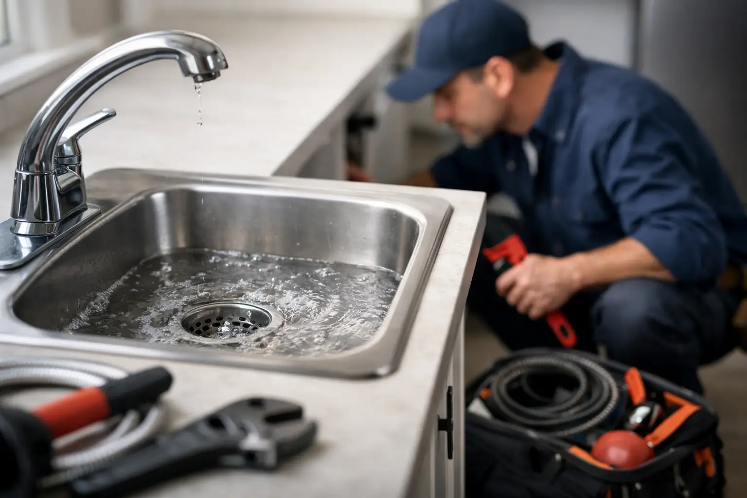 When to Get Professional Help for a Slow Draining Sink