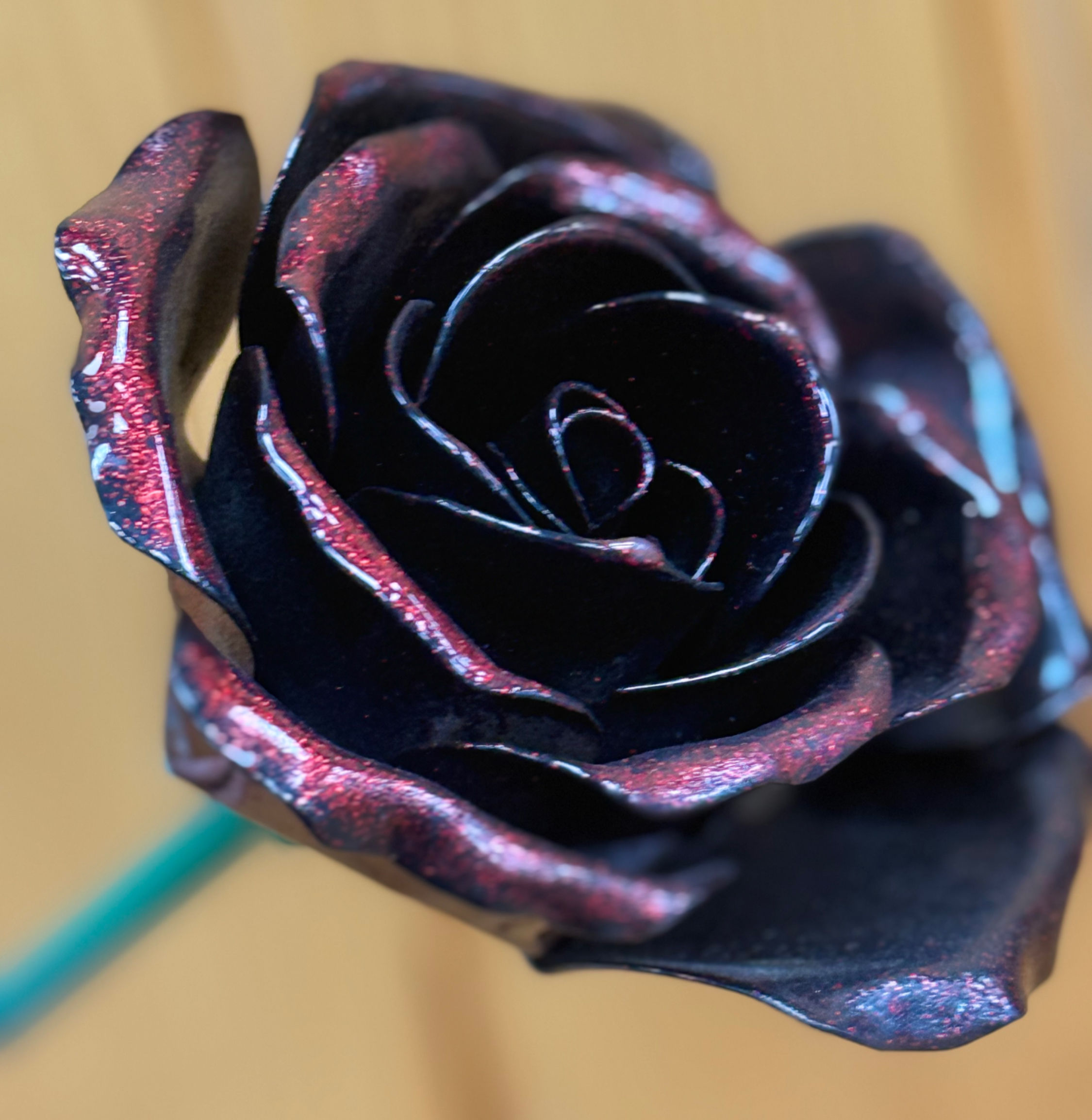 Powder Coated Metal Roses