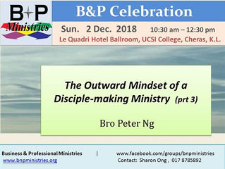 The Outward Mindset of a Disciple-making Ministry (Pt 3)