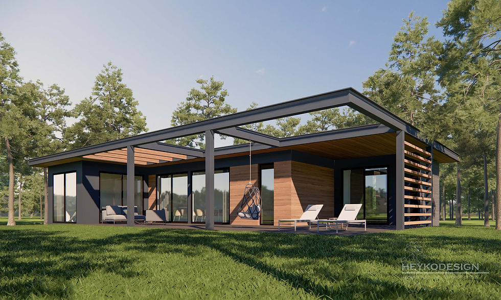 Module Villa Frontside View #2