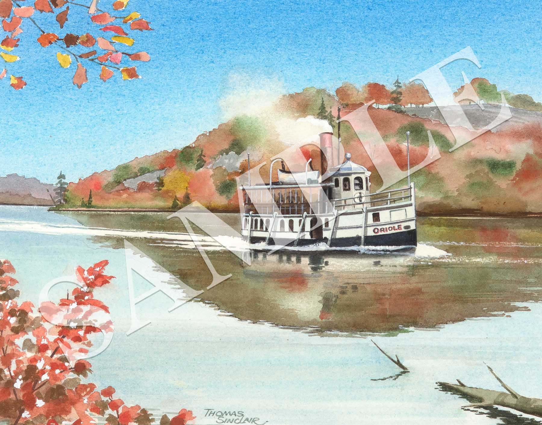 Oriole Cruising on Lake Muskoka (Original Painting)