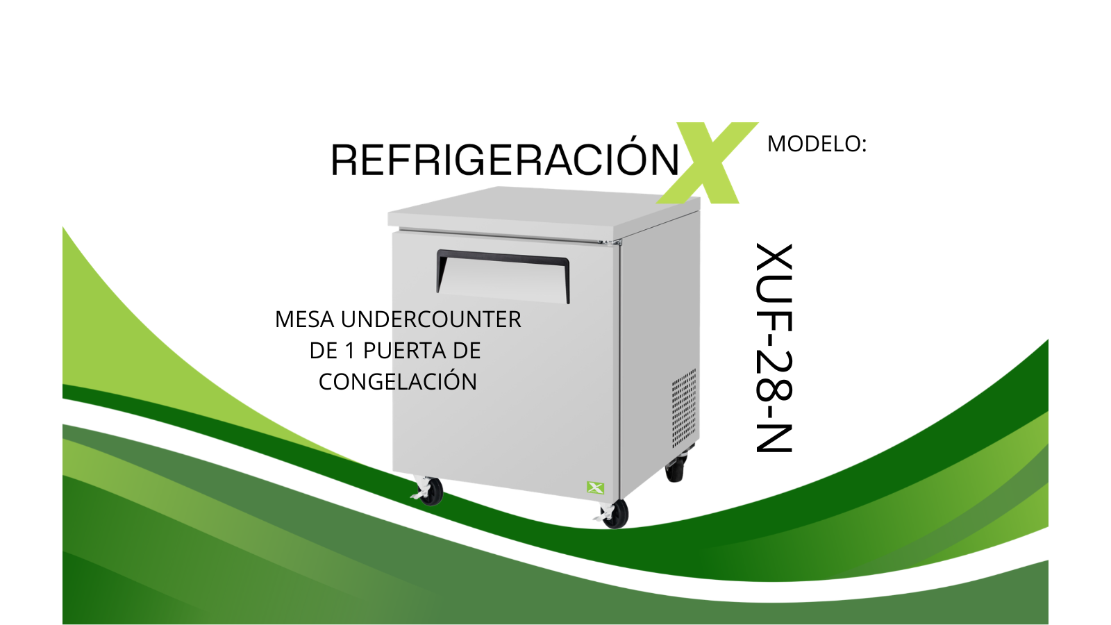 MESA UNDERCOUNTER DE CONGELACION, 1 PUERTA