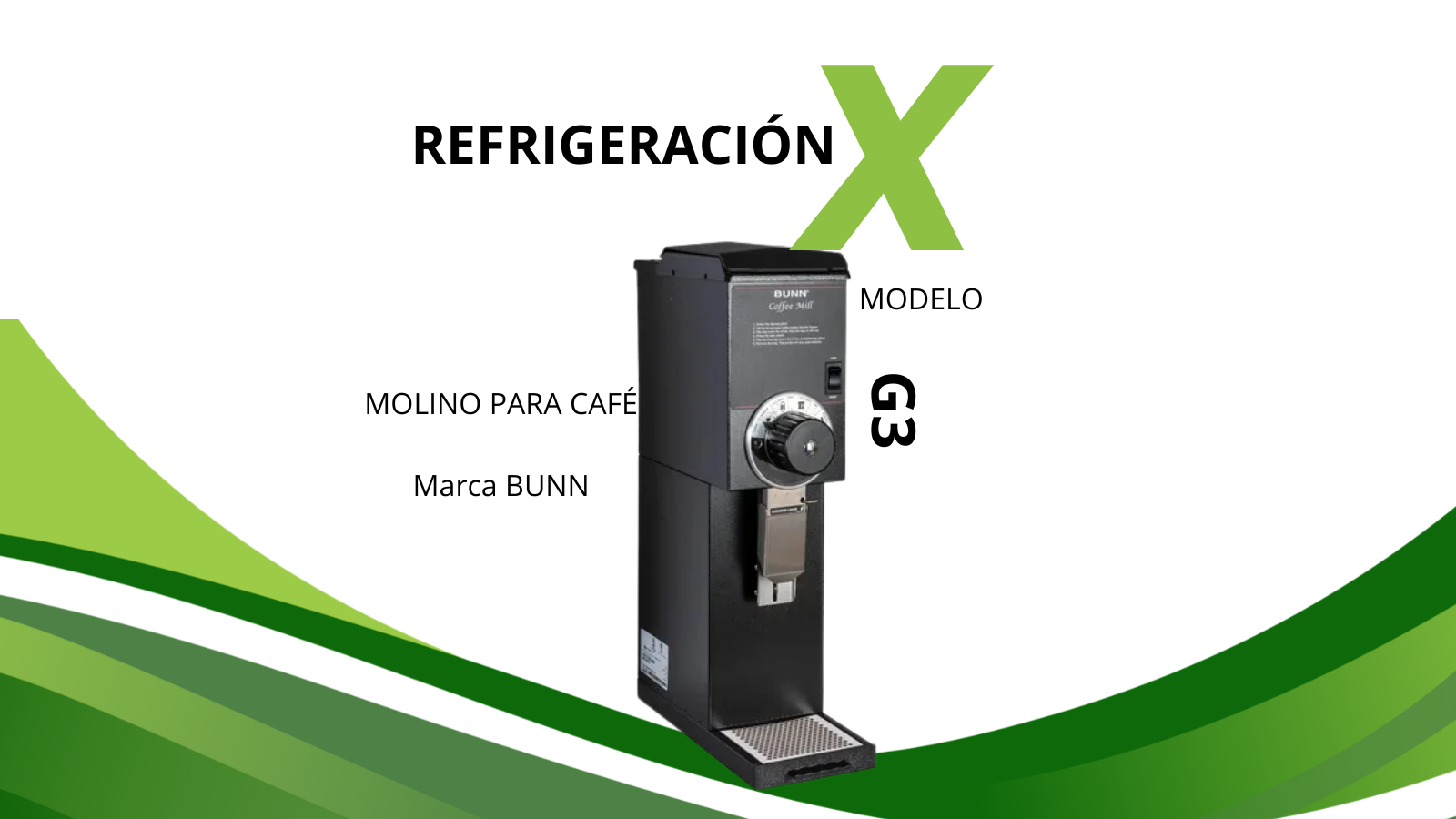 MOLINO PARA CAFÉ NEGRO MARCA BUNN G3