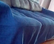 manta sofá azul marinho