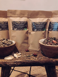 Lot des 4 formules de plantes bio pour Yoni Steam