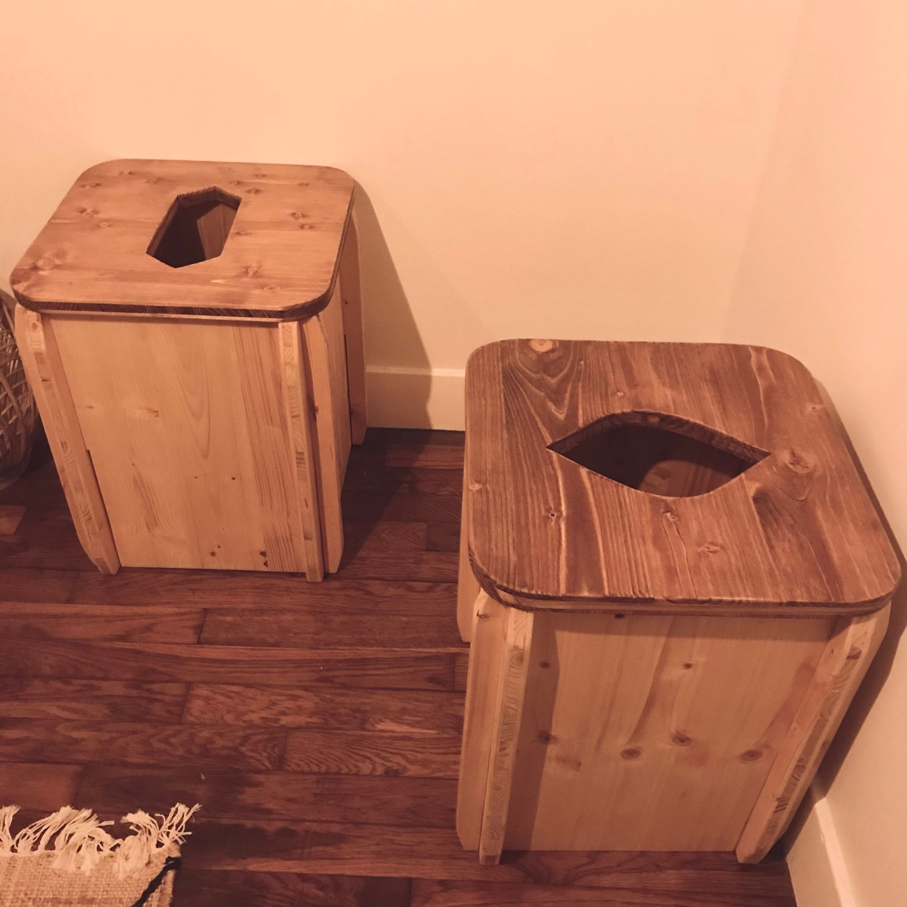 Trône pour Yoni steam démontable en épicéa 3 Plis