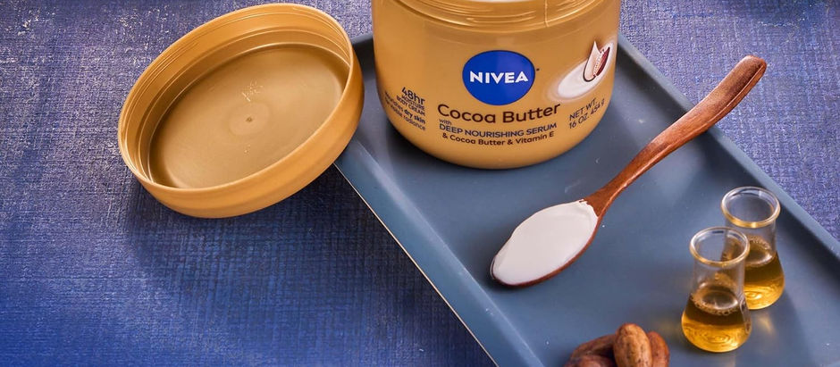 NIVEA Cocoa Butter Body Cream with Deep Nourishing Serum, Cocoa Butter Cream for Dry Skin. (Amazon)