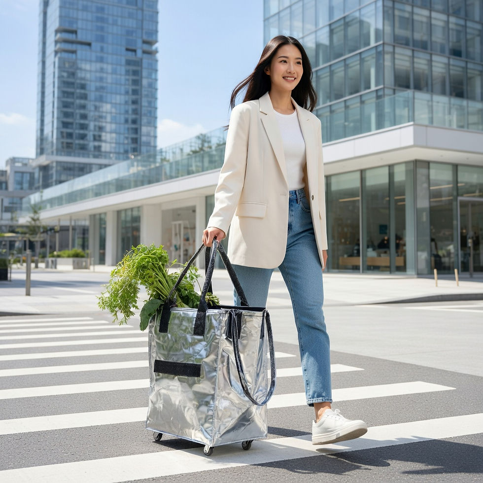 Thumbnail: SO-B0325: Rolling Tote Bag