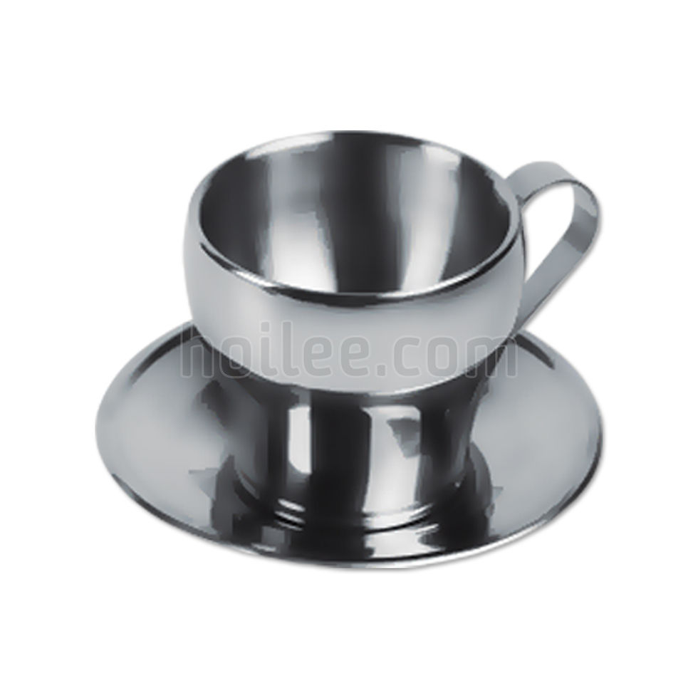 CP-003: S/S Cups w/ Saucer 200ml
