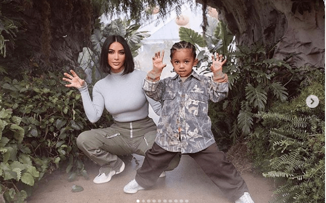 Kim Kardashian shares never-before-seen photos from her son Saint’s dinosaur-themed birthday b