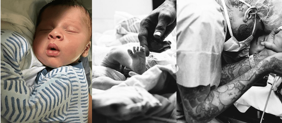 Chris Brown shares first photo of his adorable son, Aeko Catori Brown
