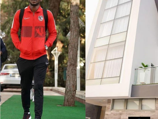 Super Eagles striker, Olarenwaju Kayode launches multi-million Naira mansion in Lagos