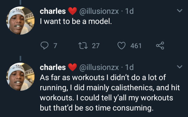 Twitter user, Charles