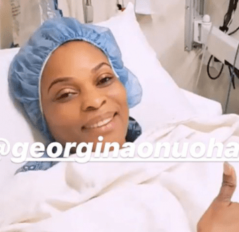 US based actress Georgina Onuoha undergoes successful surgery (Photos)