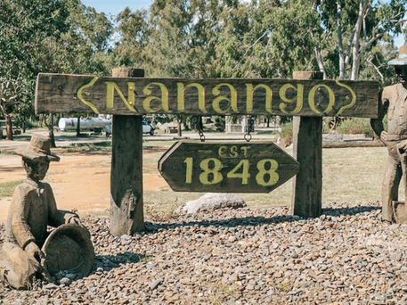 Nanango sign in town