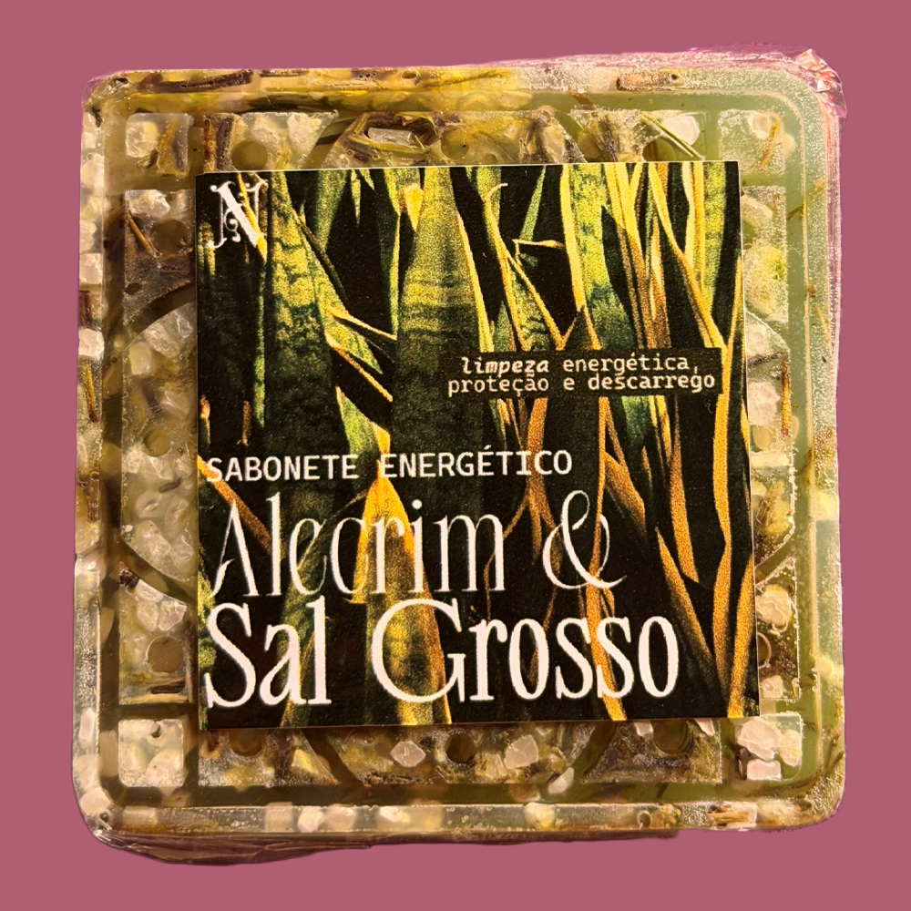 Sabonete Energético ✦ Alecrim e Sal Grosso