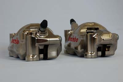 サムネイル： B2001 商品名：ブレンボ  GP4RX ３２／３２　キャリパーセット（左右セット）