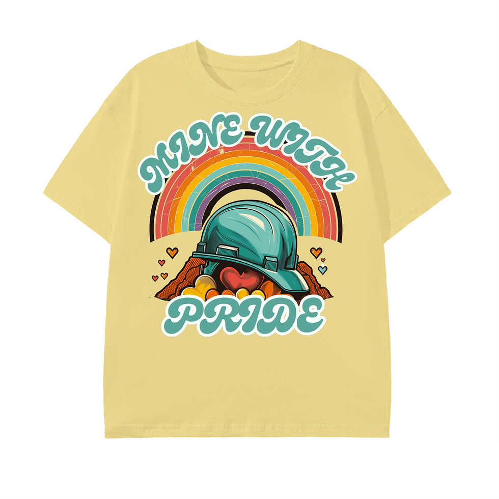 Thumbnail: Mine With Pride Light Pure Cotton Unisex T-Shirt