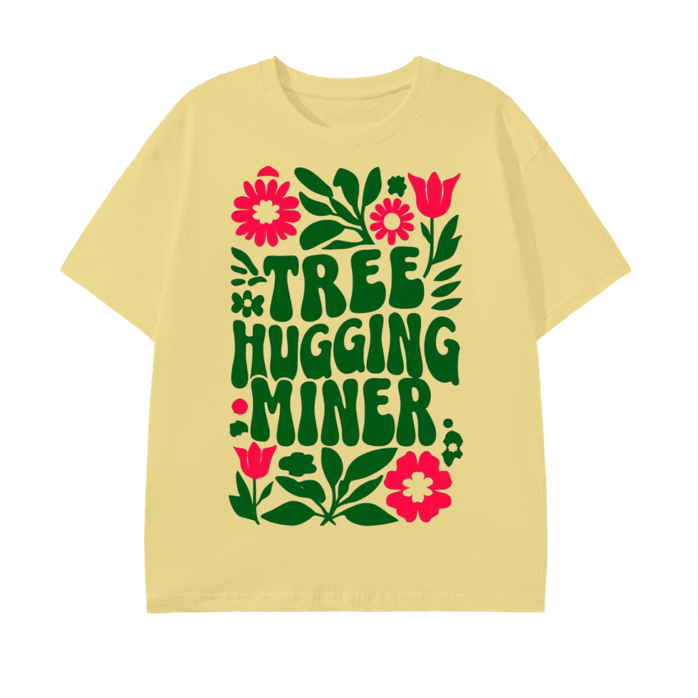 Thumbnail: Tree Hugging Miner Light Pure Cotton Unisex T-Shirt