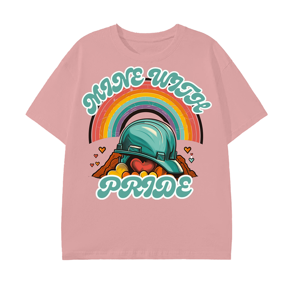 Thumbnail: Mine With Pride Light Pure Cotton Unisex T-Shirt