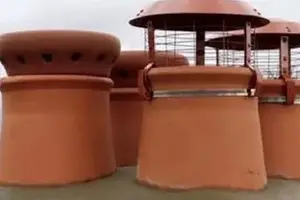 Newly installed chimneys