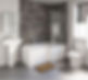 Bathroom with tiled flooring, a bathtub, a sink, and a toilet