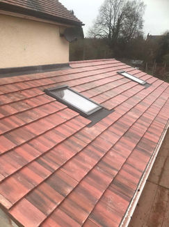 roof installed with windows