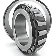 A ball bearing, showcasing an inner ring, outer ring, and cylindrical roller elements