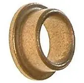Close-up of a cylindrical Oilite golden bearing