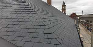 New slate roof