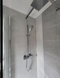 Newly installed shower