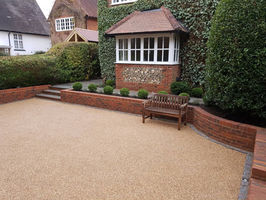 A stunning resin-bound stone driveway