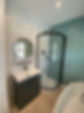 Fixed bathroom plumbing