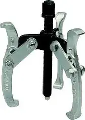 A metal bearing puller tool