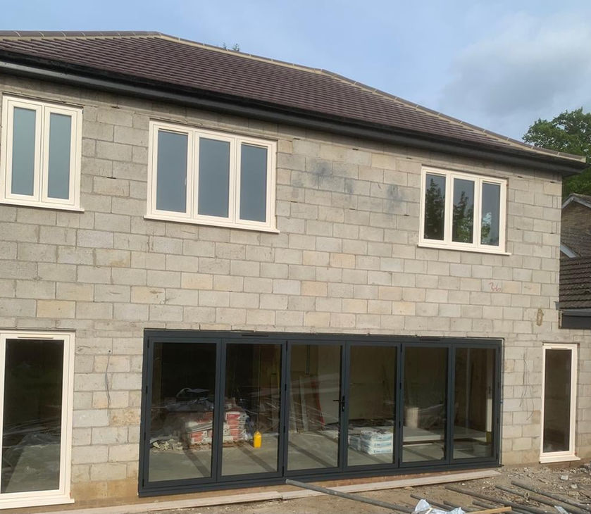 bi-fold door glazing by Arc Glass and Glazing, King's Lynn