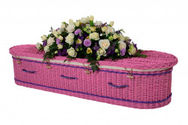 Painted Willow Coffin