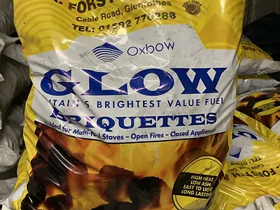 Pre-Packed Newburn briquettes