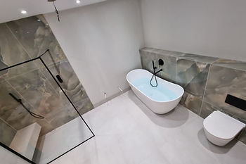 New wet room installation